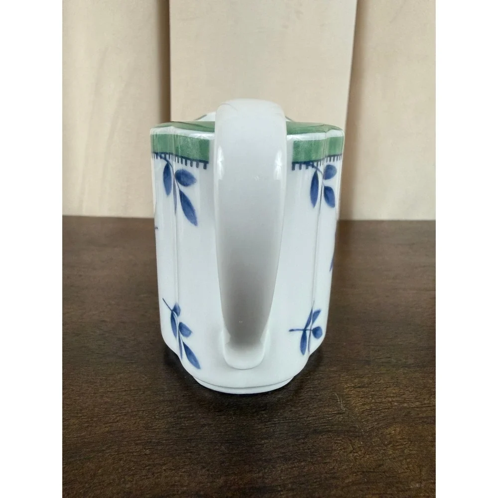 Vintage Villeroy and Boch Switch 3 Pattern Creamer‎ and Lidded Sugar Dish Set